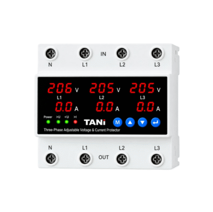 4P 63A Voltage +Ampere Protector